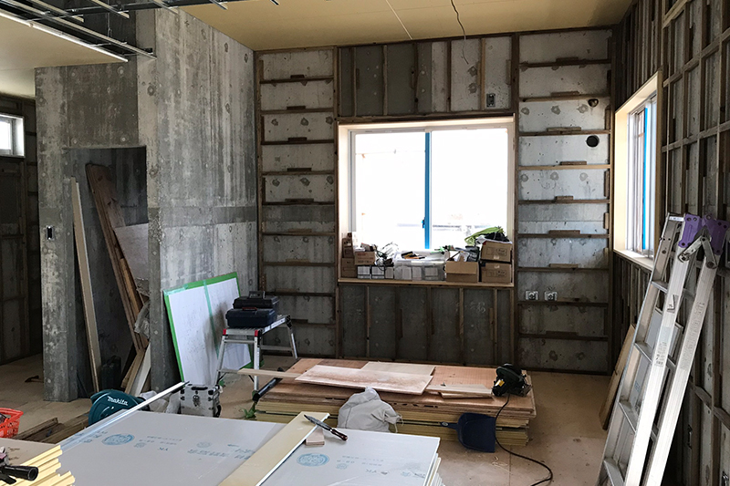 八重瀬町N様住宅　内装工事